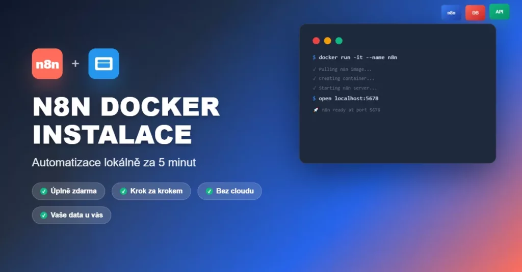 n8n_docker_instalace n8n docker lokální instalace